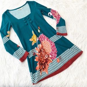 Aryeh Floral Knit Tunic